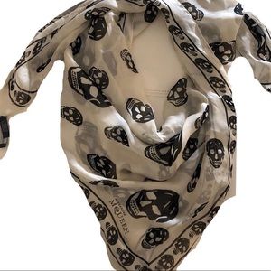 Alexander mcqueen silk scarf
